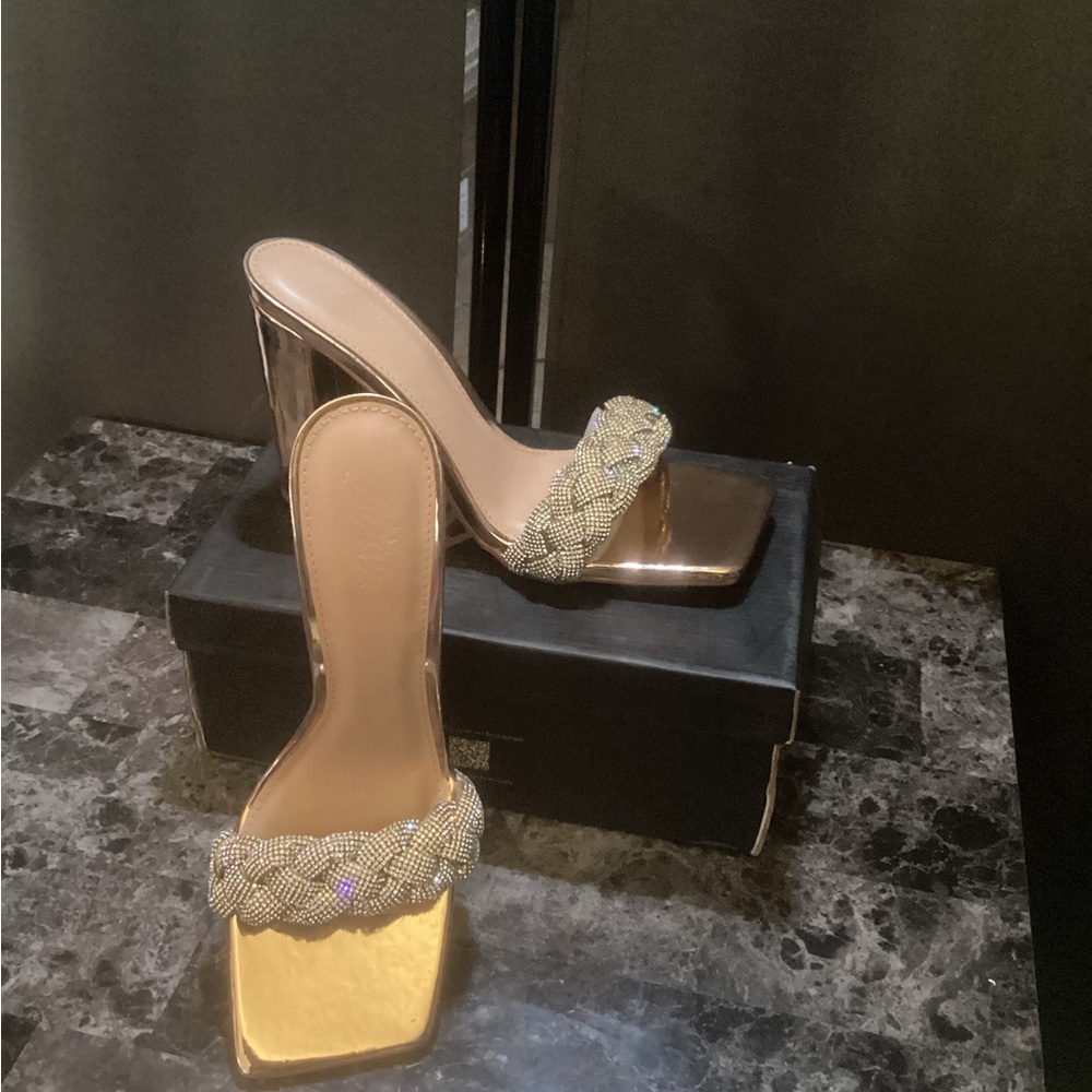 Lilla P Gold Women's Heels
